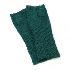 Jade Green Knitted Wrist Warmers by Peace of Mind